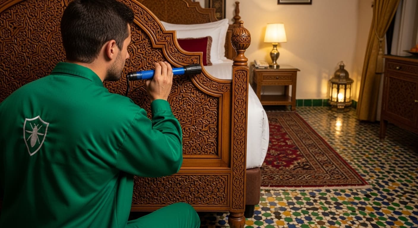 Service anti-nuisibles hôtel Maroc