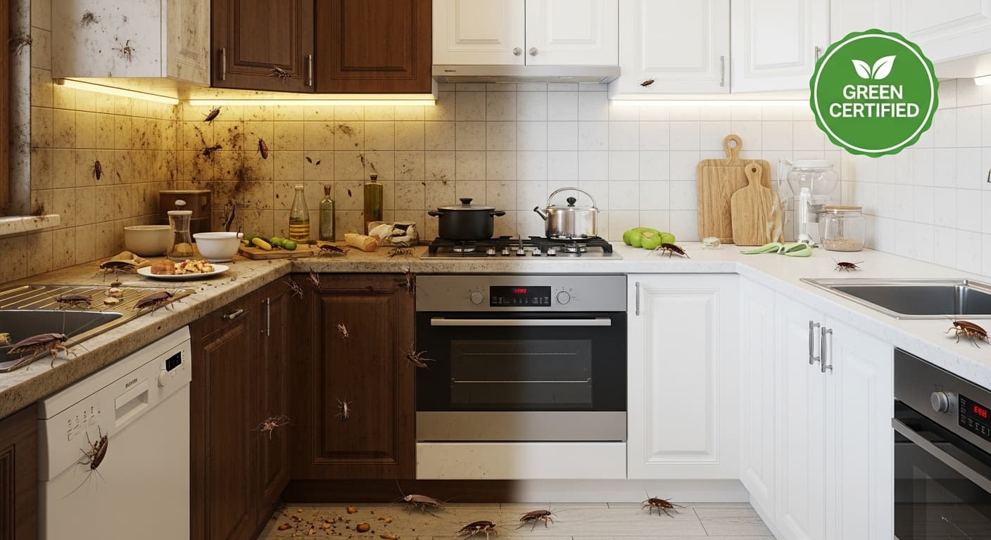 Avant/après traitement professionnel Maison Saine